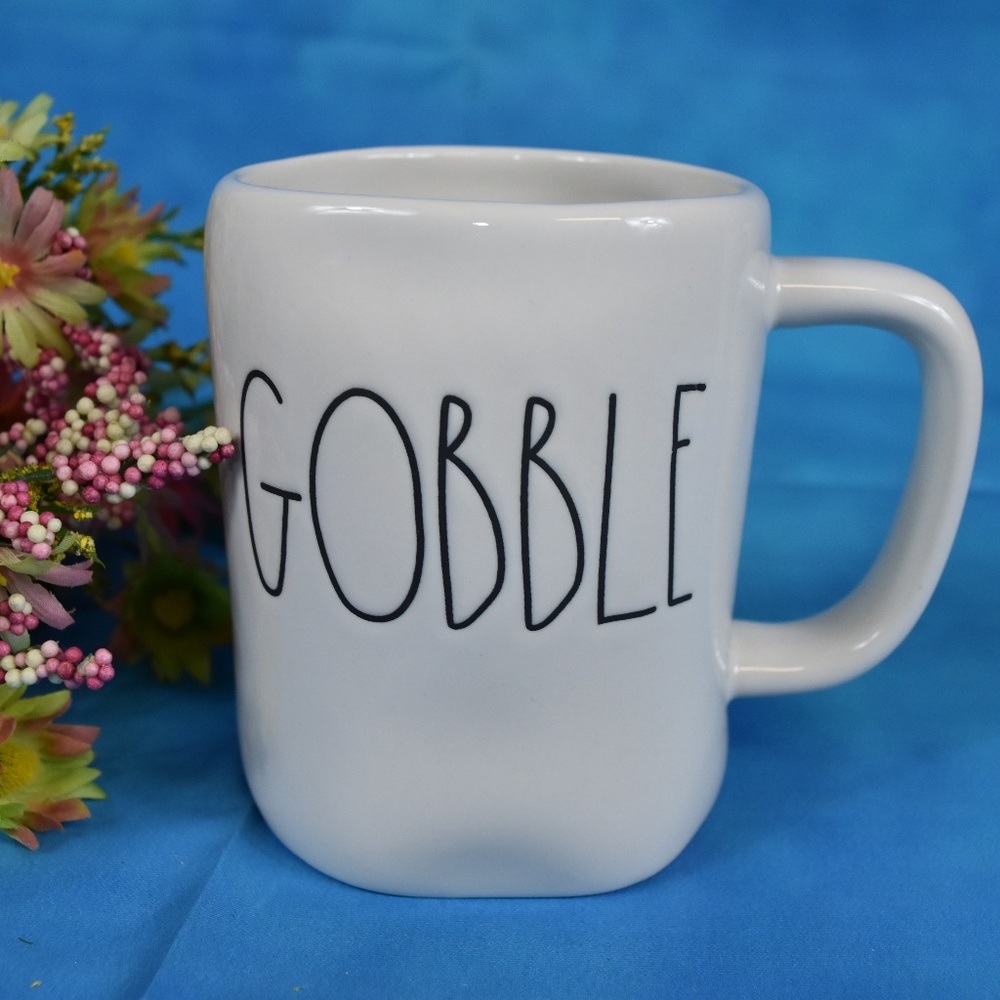 Rae Dunn "GOBBLE" Mug